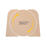 Ooni rotating stone with 360 degrees and arrows overlay 