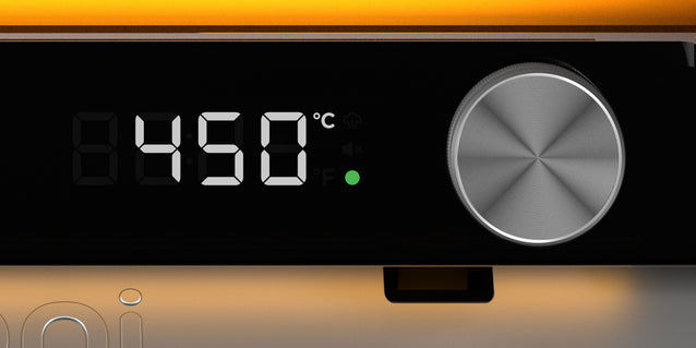 close up of volt 2 temperature and control dial