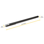 pizza oven brush with measurements