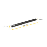 pizza oven brush - short with measurements
