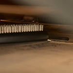 pizza oven brush clearing residue 