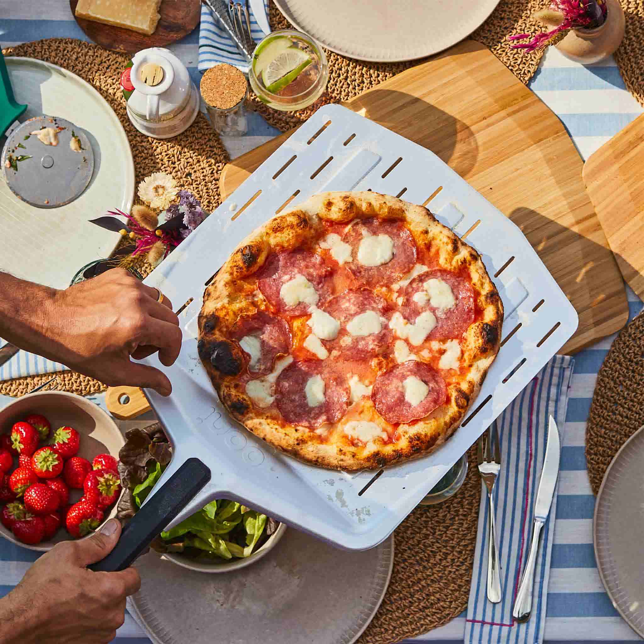 Ooni Perforated Pizza Peel Bundle